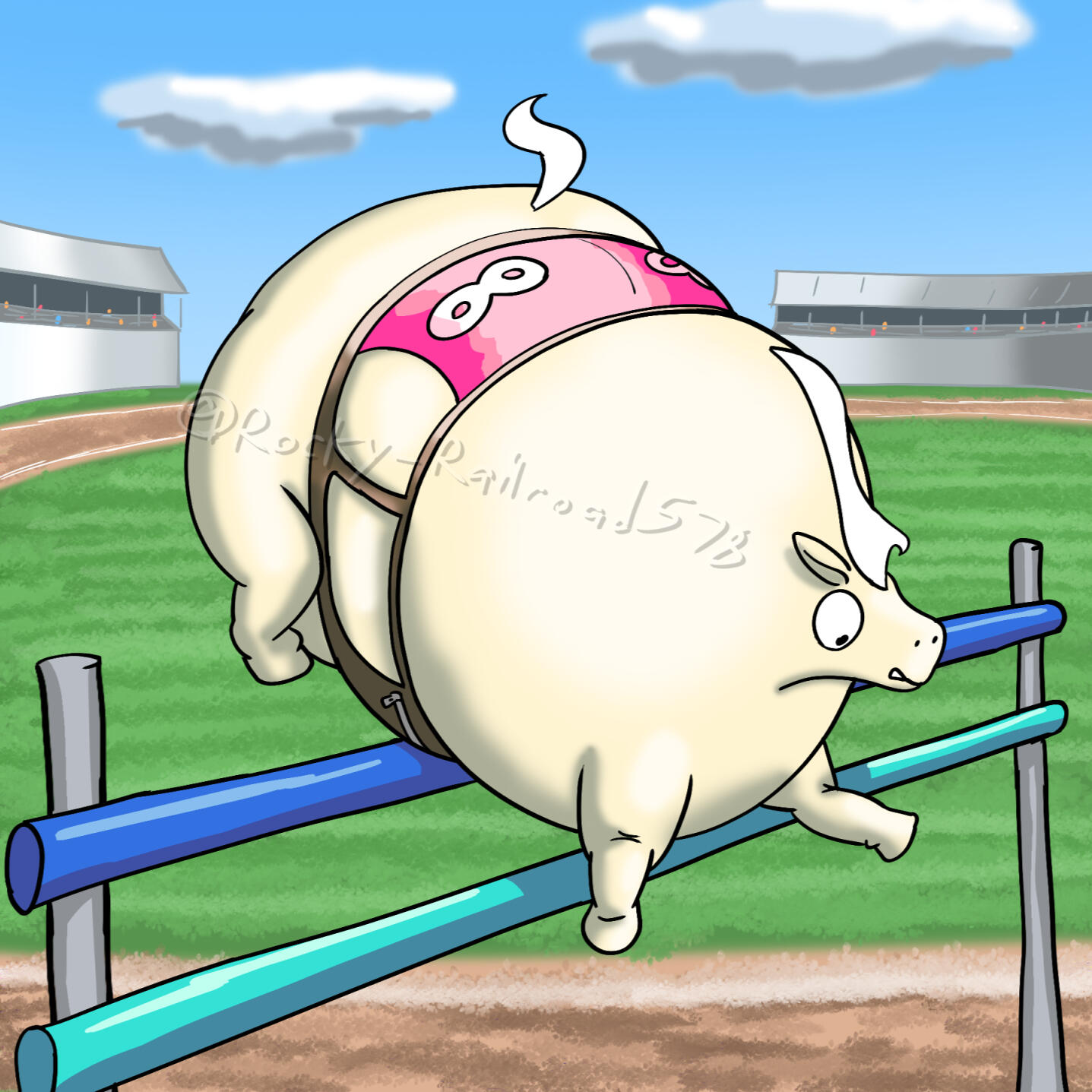 Zeppelin Hurdle-Crossing