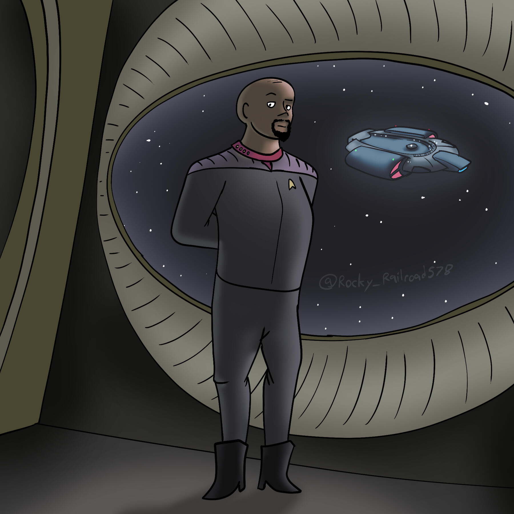 Captain Sisko Portrait